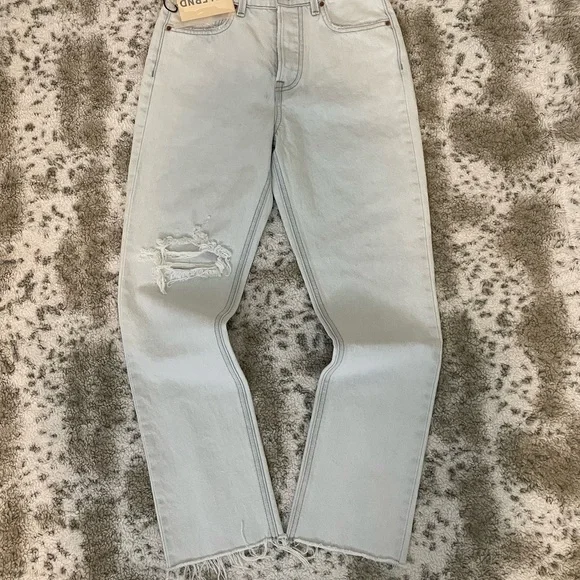 Karolina High Rise Straight Crop Jeans - Picture 4 of 7